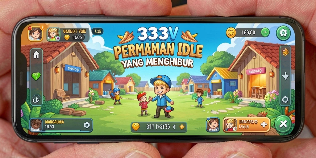 Tampilan gameplay <strong>333V</strong> menunjukkan aksi seru dalam membangun kerajaan.