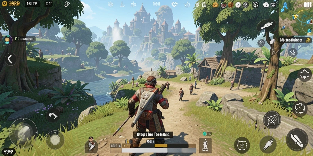Gameplay seru dan eksploratif di dunia terbuka 99RP.