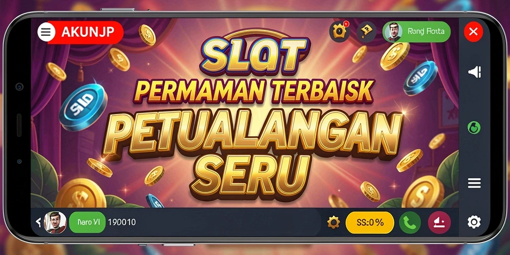 Tampilan gameplay AKUNJP dengan efek visual menawan.