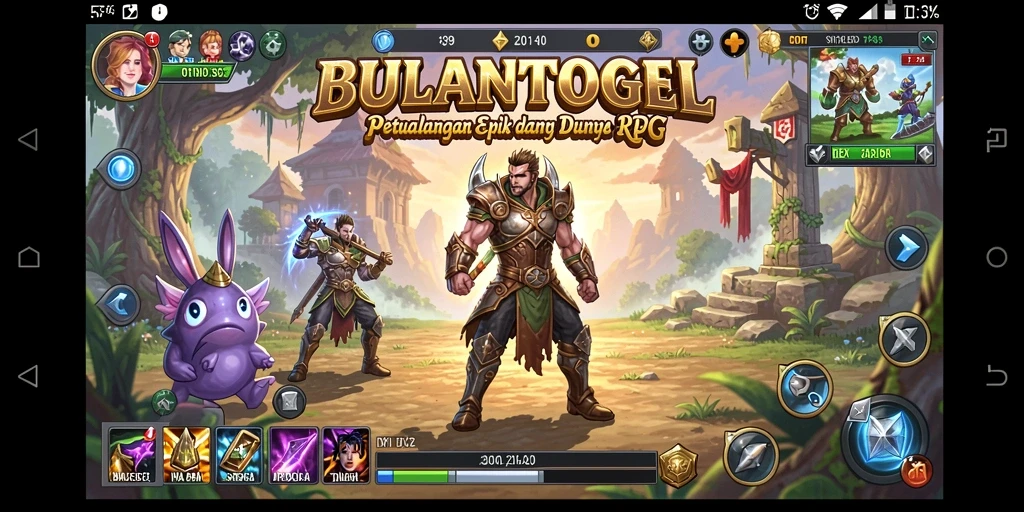 Lihat gaya permainan seru di BULANTOGEL dengan grafis menawan.