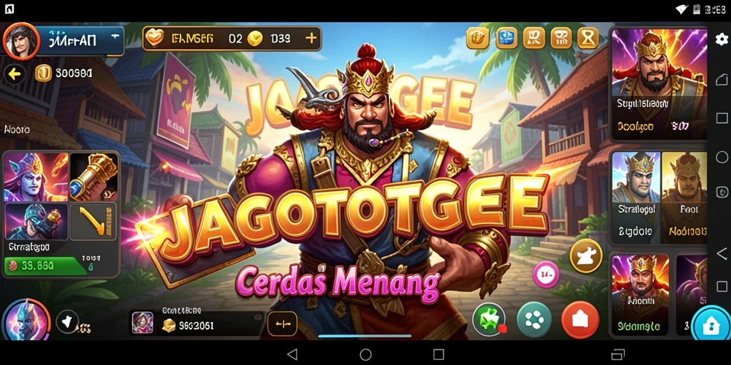 Tampilan gameplay JAGOTOGEL yang menegangkan dan strategis.