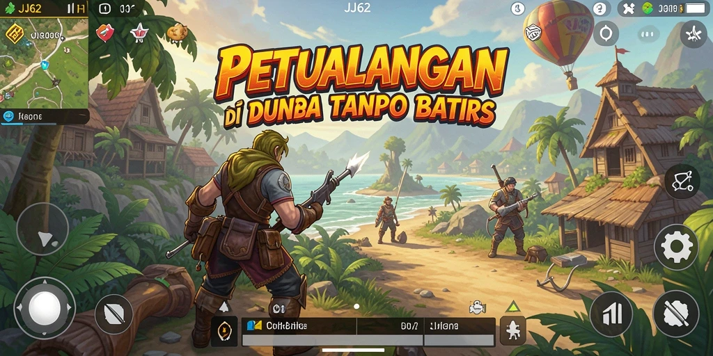 Screenshot menampilkan gameplay Open World yang luas dan dinamis.