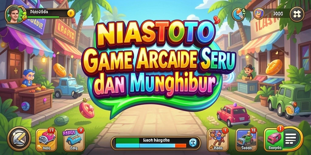 Tangkapan layar NIASTOTO menampilkan aksi seru dalam gameplay Arcade.