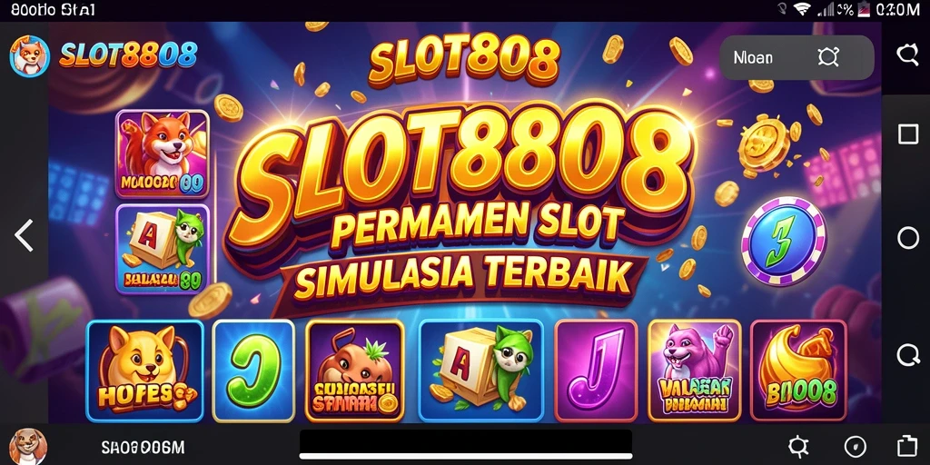 Tampilan gameplay SLOT8808 yang seru dan mengasyikkan.