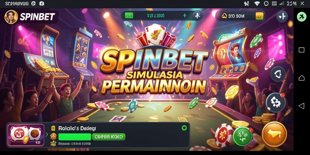 Tampilan gameplay menarik dari SPINBET dengan fitur simulasi yang inovatif.