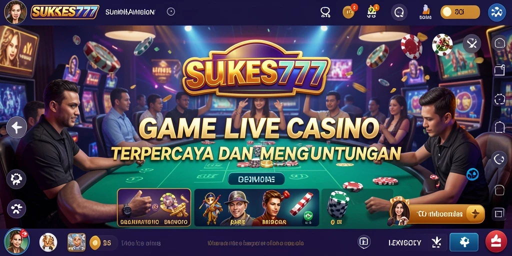 Tampilan menarik dari gameplay Live Casino di SUKSES777.