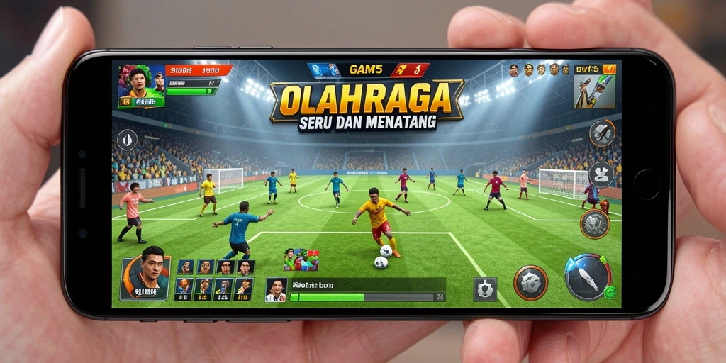 Tangkapan layar gameplay SVIP5 yang mendebarkan dan penuh aksi olahraga.