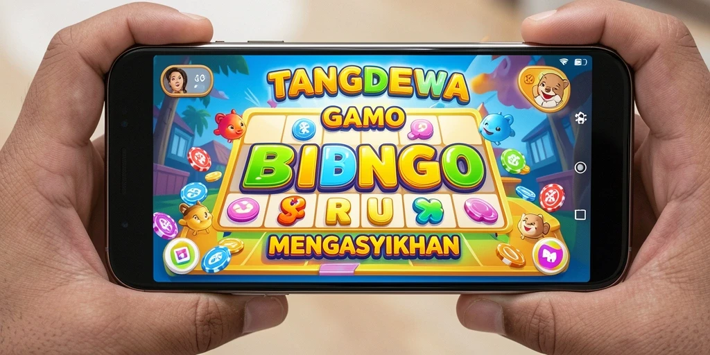 Tampilan gameplay seru dan interaktif dalam TANGANDEWA Bingo.