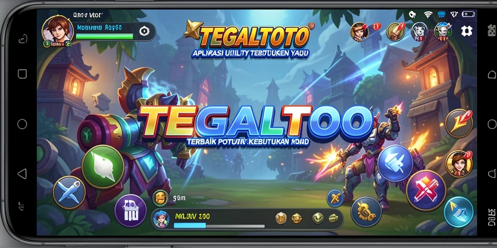 Tampilan aplikasi TEGALTOTO yang praktis dan intuitif.