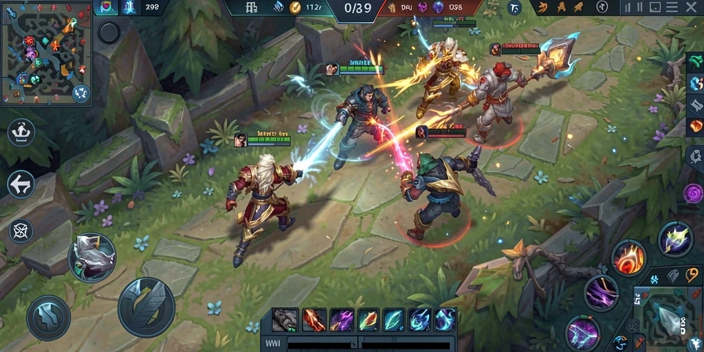 Tampilan gameplay seru dan intens dari WIN199.