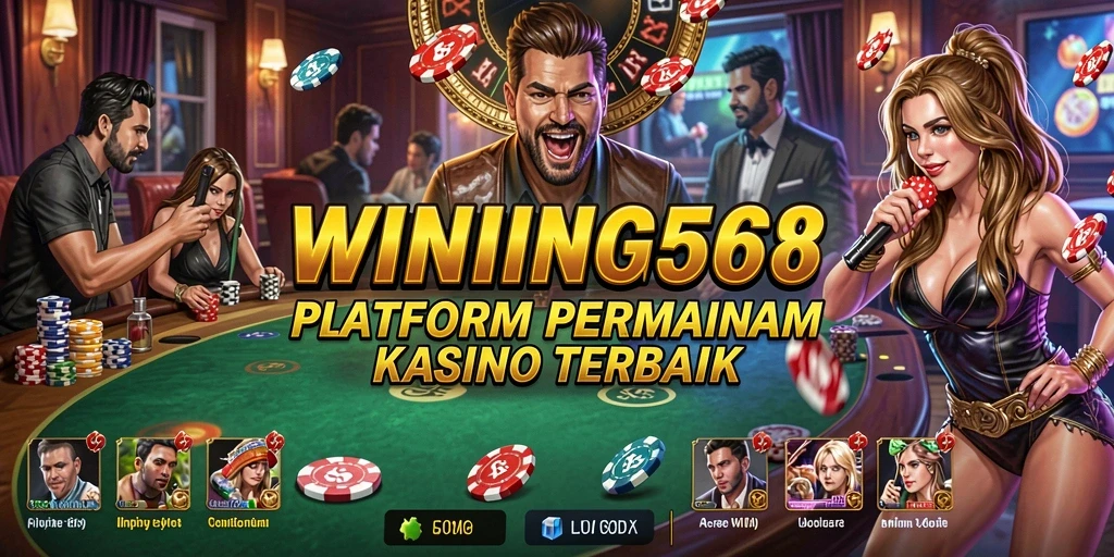 Tampilan menarik dari gameplay Kasino di WINNING568.